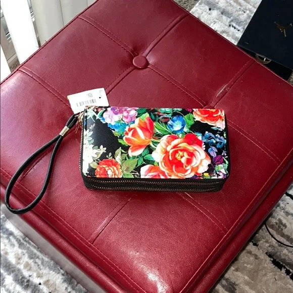 Floral Tote and Clutch Set - Picture 4 of 4